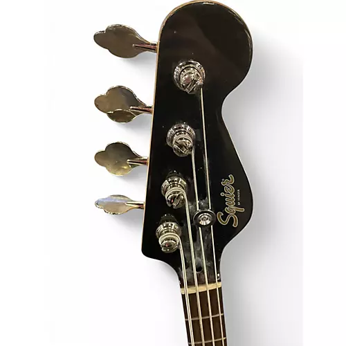 Used Squier Paranormal Rascal Bass HH Charcoal Metallic Electric Bass Guitar Charcoal Metallic - musicians--Friend