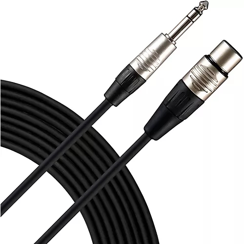 Livewire Advantage Interconnect Cable 1/4 TRS Male to XLR Female Black 20 ft. - musicians--Friend