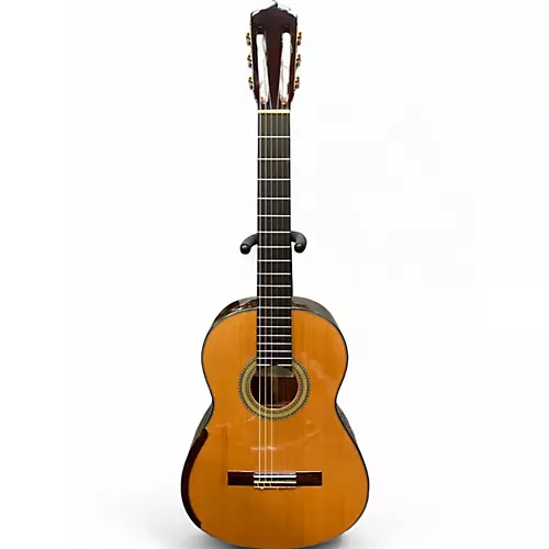Used Gerardo Escobedo Handmade Classical Guitar Natural Cedar Classical Acoustic Guitar Natural Cedar - musicians--Friend