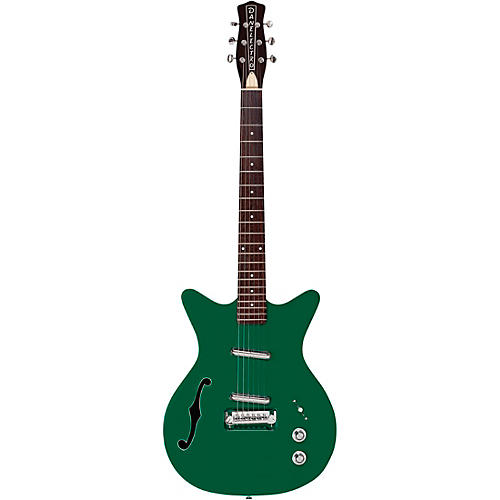 Danelectro FIFTY NINER Semi-Hollow Electric Gutiar Jade Top - musicians--Friend
