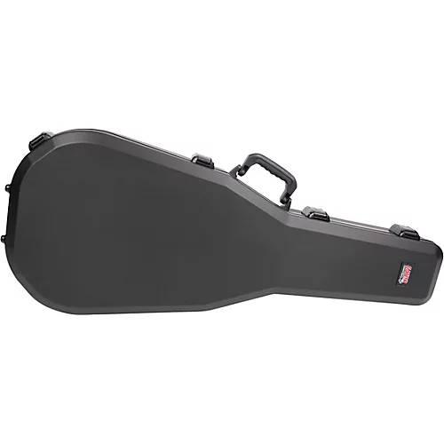 Gator Flight Pro V2 TSA Series ATA Molded Acoustic Guitar Case Black - musicians--Friend