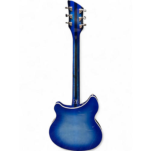 Used 2006 Rickenbacker 360 Blue Burst Hollow Body Electric Guitar Blue Burst - musicians--Friend