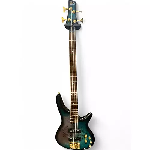 Used Ibanez SR400EPBDX TROPICAL SEAFLOOR BURST Electric Bass Guitar TROPICAL SEAFLOOR BURST - musicians--Friend
