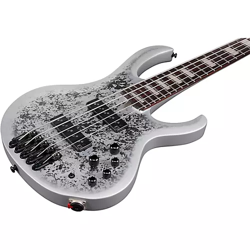 Ibanez BTB25TH5 5-String Electric Bass Guitar Silver Blizzard Matte - musicians--Friend