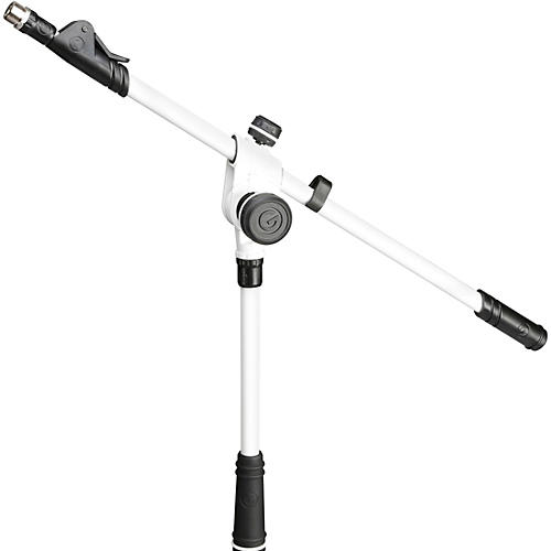 Gravity Stands MS 4322 Microphone Stand With Telescoping Boom - White - musicians--Friend