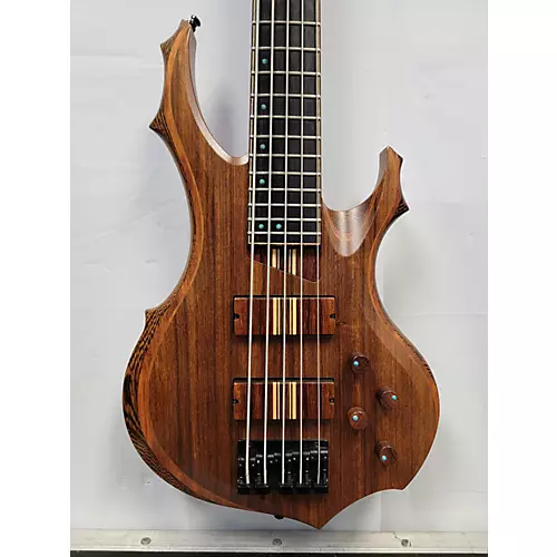 Used 2015 ESP FRX EXHIBITION LIMITED BASS Walnut Electric Bass Guitar Walnut - musicians--Friend