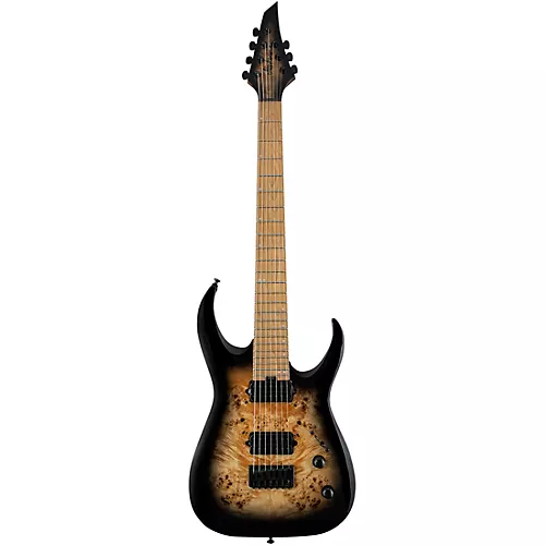 Jackson Pro Series Signature Misha Mansoor Juggernaut HT7P Black Burst Burl - musicians--Friend