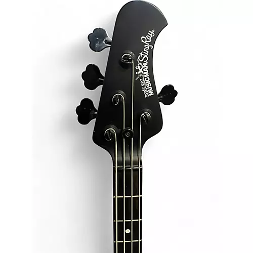 Used Ernie Ball Music Man StingRay 3 EQ HH Black Electric Bass Guitar Black - musicians--Friend