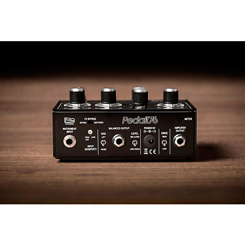 Warm Audio Pedal76 All-Analog Transformer-Balanced FET Compressor Effects Pedal Brushed Carbon - musicians--Friend