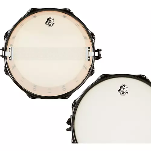 Pork Pie Little Squealer Snare Drum Satin Black Ebony 7 x 13 in. - musicians--Friend
