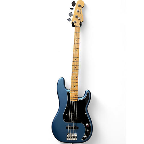 Used 2021 Fender American Performer 75th Anniversary Precision Bass  Satin Lake Placid Electric Bass Guitar Satin Lake Placid - musicians--Friend