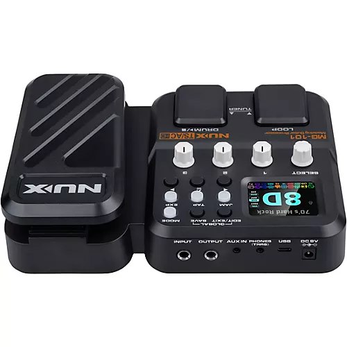 NUX MG-101 Multi-Effects and Amp Modeler Effects Pedal Black - musicians--Friend