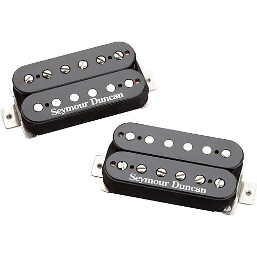Seymour Duncan Hot Rodded SH-4/SH-2 Humbucker Pickup Set, Black Black - musicians--Friend