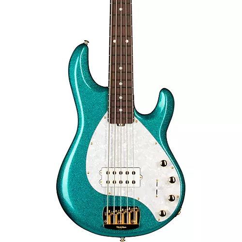 Ernie Ball Music Man StingRay5 Special H 5-String Electric Bass Guitar Black and Chrome - musicians--Friend