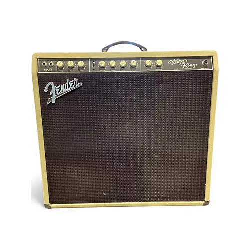 Used Fender Vibro King 60W 3x10 Tube Guitar Combo Amp - musicians--Friend