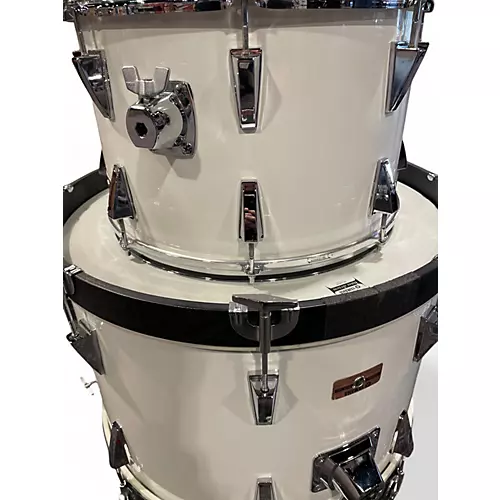 Used 1980 Yamaha 6 Piece Power Recording Shell Pack White Drum Kit White - musicians--Friend