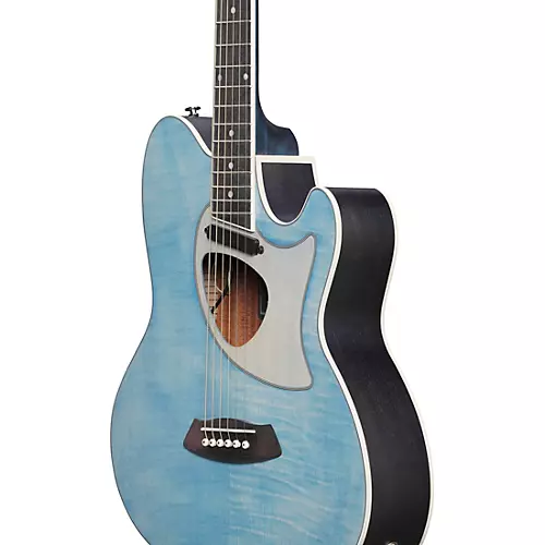 Ibanez TCM50FM Talman Acoustic-Electric Guitar Denim Blue - musicians--Friend