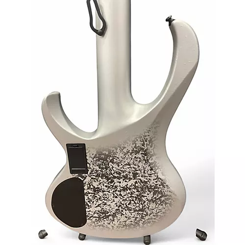 Used Ibanez BTB25TH5  Silver Blizzard Matte Electric Bass Guitar Silver Blizzard Matte - musicians--Friend