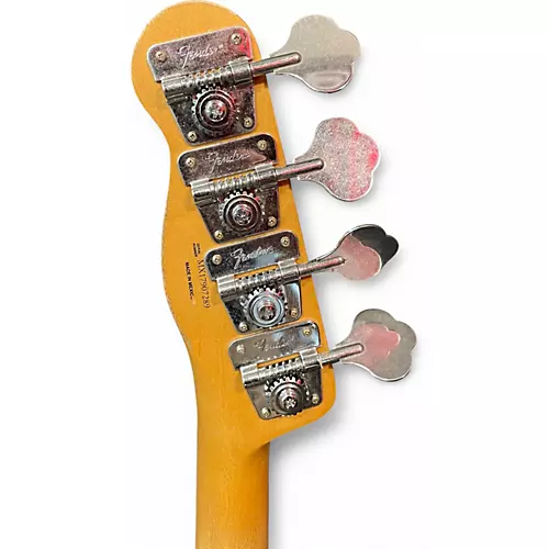 Used Fender Mike Dirnt Road Worn Precision Bass White Electric Bass Guitar White - musicians--Friend