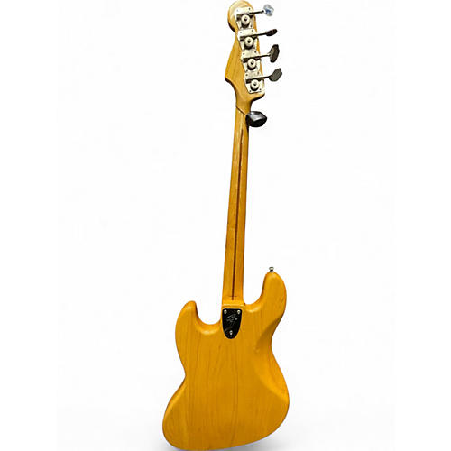 Used 2007 Fender MIJ MARCUS MILLER JAZZ BASS Natural Electric Bass Guitar Natural - musicians--Friend