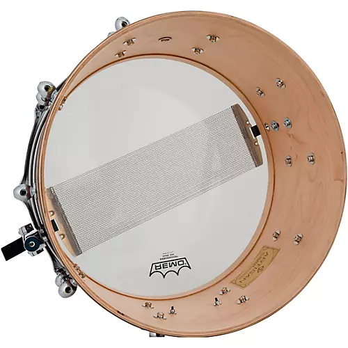 Dixon Artisan Gregg Bissonette Signature Big Bud Snare Drum 14 x 8 in. Natural Walnut Satin - musicians--Friend