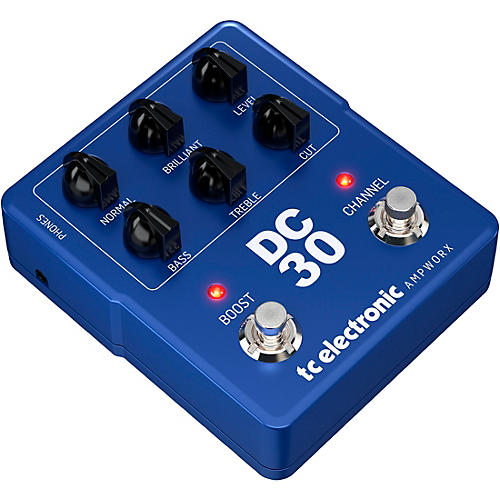 TC Electronic Ampworx DC30 Preamp Pedal Blue - musicians--Friend
