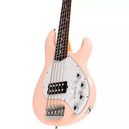 Ernie Ball Music Man StingRay5 Special H 5-String Electric Bass Guitar Black and Chrome - musicians--Friend
