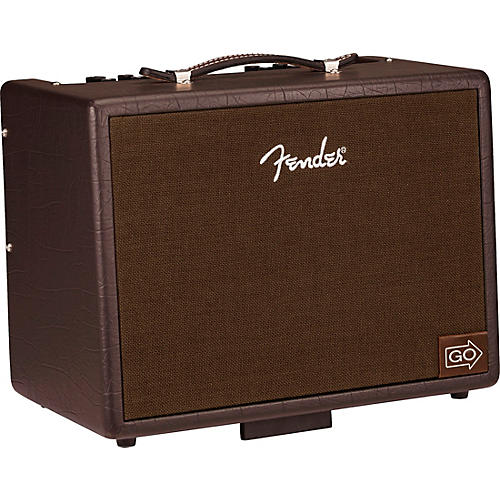 Fender Acoustic Jr GO 100W 1x8 Acoustic Guitar Combo Amplifier Dark Brown Vinyl - musicians--Friend