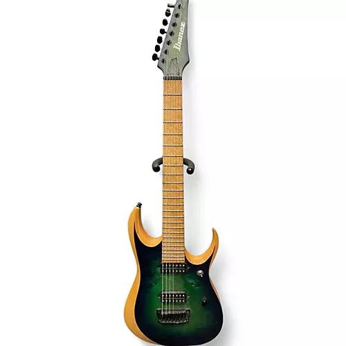 Used Ibanez RGDIX7MPB Sureal Blue Burst Solid Body Electric Guitar Sureal Blue Burst - musicians--Friend