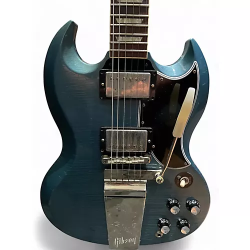 Used Gibson 1964 SG LIGHT AGED MURPHY LAB CUSTOM SHOP Pelham Blue Solid Body Electric Guitar Pelham Blue - musicians--Friend