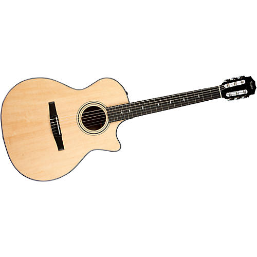 Taylor 314ce-N Grand Auditorium Nylon-String Acoustic-Electric Guitar Natural - musicians--Friend