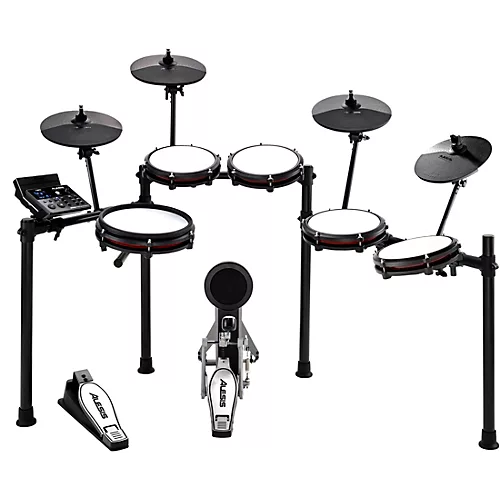 Alesis Nitro Max Expanded Electronic Drum Kit Red - musicians--Friend