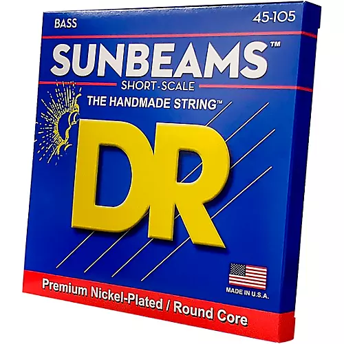 DR Strings Sunbeams SNMR-45 Medium Short Scale 4 String Bass Strings - musicians--Friend