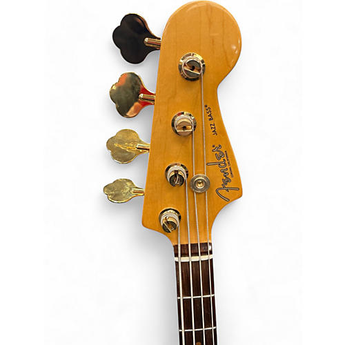 Used Fender 75th Anniversary Commemorative American Jazz Bass SUNBURST Electric Bass Guitar SUNBURST - musicians--Friend