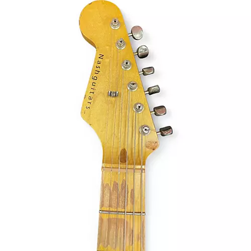 Used Nash Guitars S57 LH SSS HEAVY RELIC Blue Electric Guitar Blue - musicians--Friend