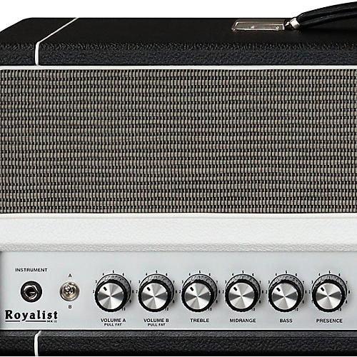 Tone King Royalist MKIII 40-Watt All-Tube 2-Channel Head With Dual Iron Man Attenuators Black - musicians--Friend