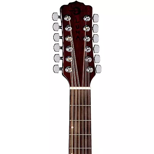 Luna WABI DC 12 Sabi 12-String Dreadnought Acoustic-Electric Guitar Natural - musicians--Friend