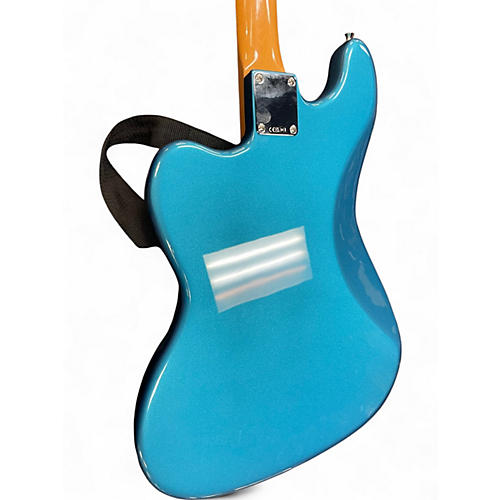 Used Fender VINTERA II BASS VI Blue Solid Body Electric Guitar Blue - musicians--Friend