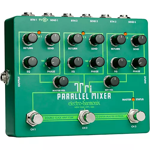 Electro-Harmonix Tri Parallel Mixer Pedal - musicians--Friend