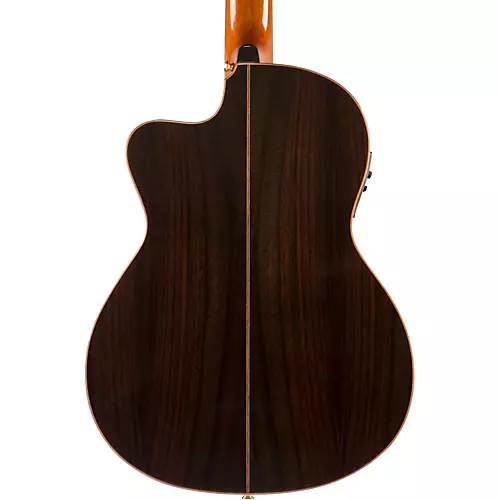 Lucero LFN200SCE Spruce/Rosewood Thinline Acoustic-Electric Classical Guitar Natural - musicians--Friend