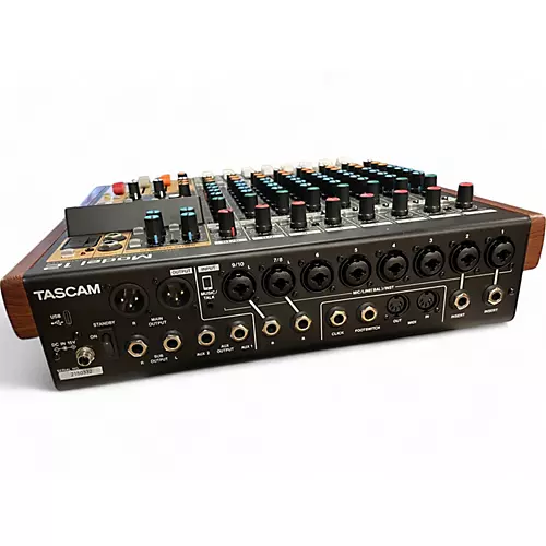 Used TASCAM MODEL 12 Powered Mixer - musicians--Friend