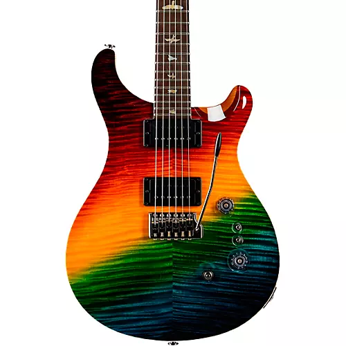 PRS Private Stock Custom 24-08 With Curly Maple Top Figured Mahogany Back and Neck, Brazilian Rosewood Fretboard, Pattern Regular Neck Shape Electric Guitar Darkside Cross Fade - musicians--Friend