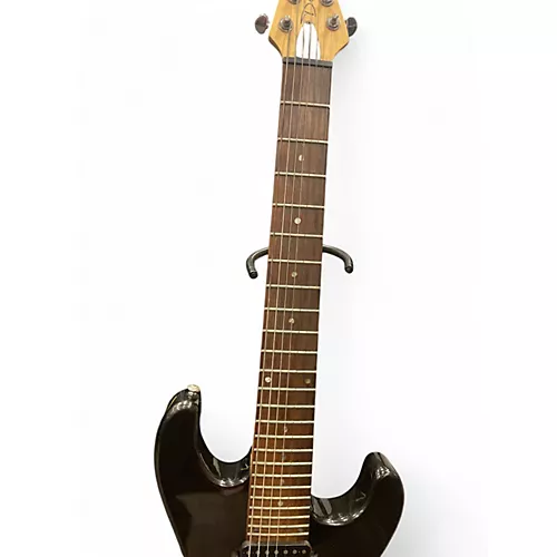 Used Dean Avalanche 7 String Ebony Solid Body Electric Guitar Ebony - musicians--Friend