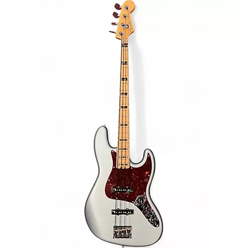 Used Fender FSR American Elite Jazz Bass satin ice blue metallic Electric Bass Guitar satin ice blue metallic - musicians--Friend