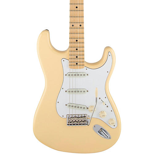 Fender Artist Series Yngwie Malmsteen Stratocaster Electric Guitar Vintage White Maple - musicians--Friend