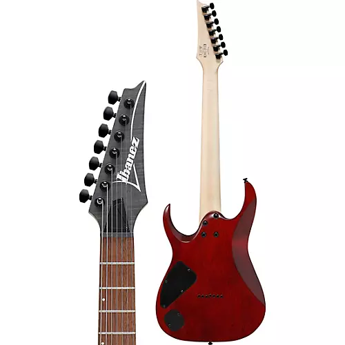 Ibanez RGA Series RGA742FM 7-String Electric Guitar Transparent Gray Flat - musicians--Friend