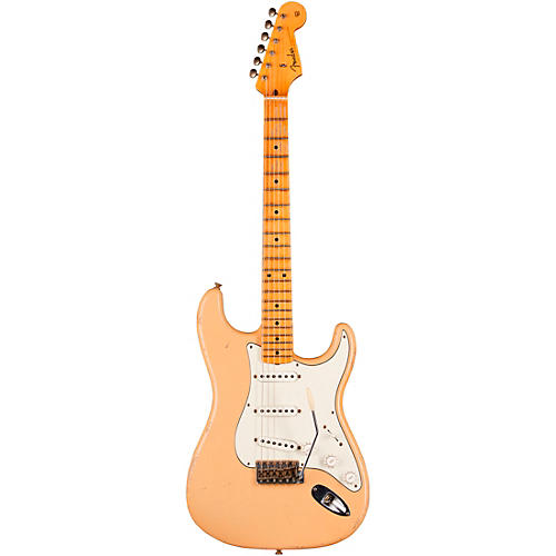 Fender Custom Shop 1958 Stratocaster Journeyman Relic Electric Guitar Masterbuilt by Todd Krause Black - musicians--Friend