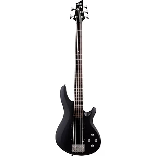 Schecter Guitar Research C-5 Deluxe Electric Bass Satin Metallic Light Blue - musicians--Friend