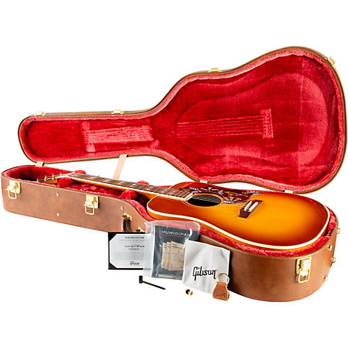 Gibson Hummingbird Original Red Spruce Limited-Edition Acoustic-Electric Guitar Heritage Cherry Sunburst - musicians--Friend
