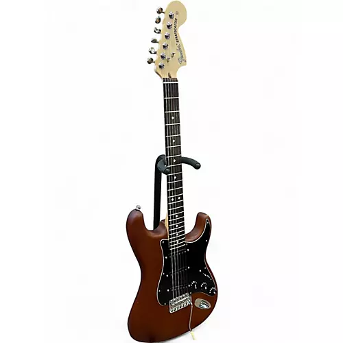 Used 2024 Fender American Performer Timber Stratocaster Sassafras Mocha Solid Body Electric Guitar Mocha - musicians--Friend